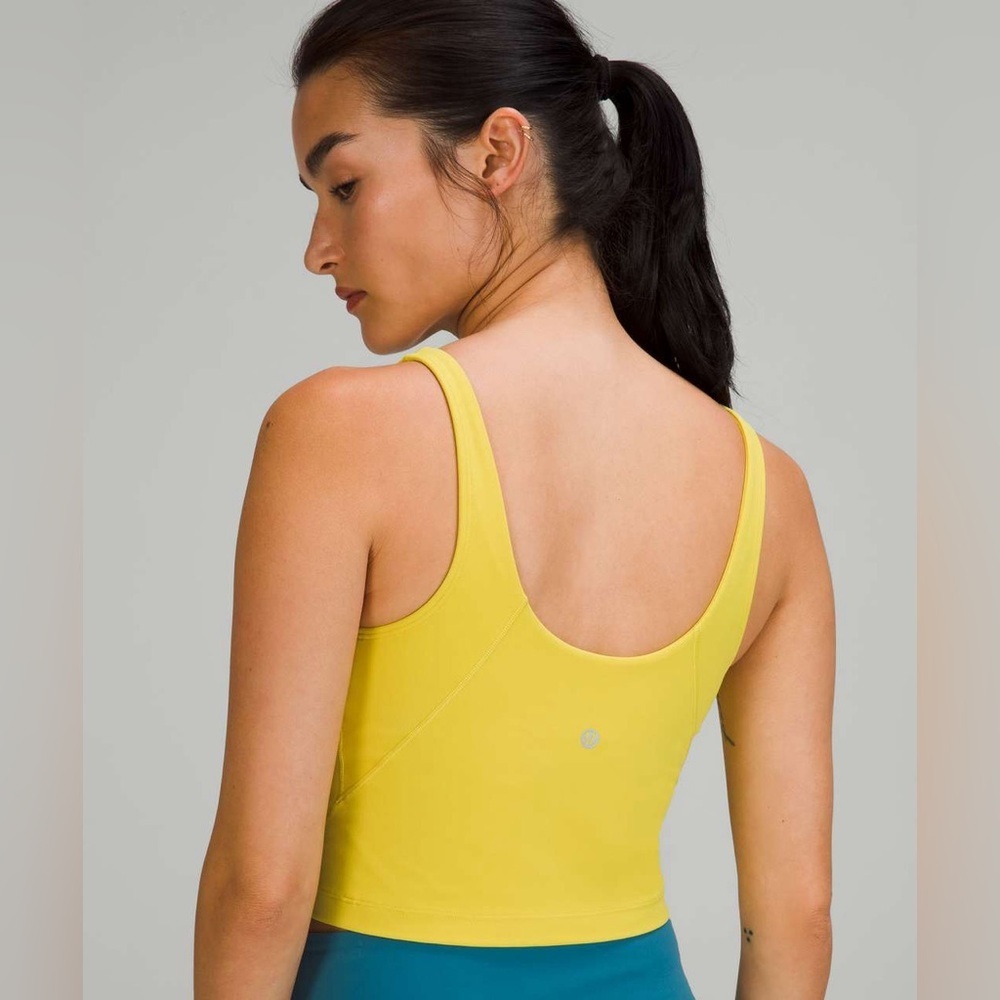 Lululemon 🍋 Yellow Women's Intimate Aligh Tank Top/ Sport Bra size 6